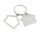 House Key Ring - 2 Houses