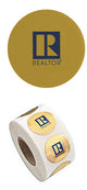 Gold Foil Sticker - Branded with REALTOR® logo