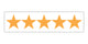 5 STAR ⭐️⭐️⭐️⭐️⭐️ Removable Sign Sticker - Pack of 10