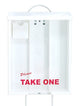 Outdoor Brochure Holder with Attached 39" Lawn Stake