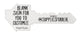 Blank Social Media Photo Prop Sign - Key Shaped