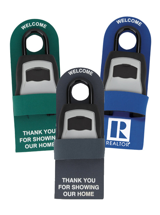 Lock Box Door Guard with Strap Real Estate Supply Store