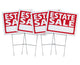 Rectangle Shaped Sign Kit - 4 Pack