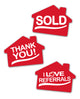 House Shaped Stickers