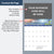 Happy New Year - 2026 Tear-Off Calendar with Business Card Magnet