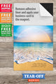 Beach - 2024 Tear-Off Calendar with Business Card Magnet