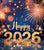 Happy New Year - 2026 Tear-Off Calendar with Business Card Magnet