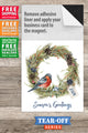 Season's Greetings - 2024 Tear-Off Calendar with Business Card Magnet - SOLD OUT
