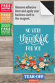 Thankful - 2025 Tear-Off Calendar with Business Card Magnet