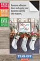 Merry & Bright - 2025 Tear-Off Calendar with Business Card Magnet - PRE-ORDER Ships in August