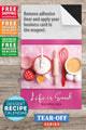 Life is Sweet - 2024 Recipe Tear-Off Calendar with Business Card Magnet