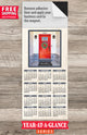Front Door - 2024 Year-at-a-Glance Calendar with Business Card Magnet - SOLD OUT