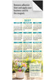 Thankful - 2027 Year-at-a-Glance Calendar with Business Card Magnet