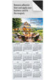 Happy Place - 2027 Year-at-a-Glance Calendar with Business Card Magnet