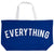 EVERYTHING Oversized Tote Bag – Heavy Canvas Shoulder Bag for Everyday Use