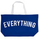 EVERYTHING Oversized Tote Bag – Heavy Canvas Shoulder Bag for Everyday Use