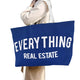 EVERYTHING REAL ESTATE Oversized Tote – Heavy Canvas Bag for Real Estate Professionals