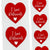 Heart Shaped Stickers - Referral & Thank You