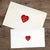 Heart Shaped Stickers - Referral & Thank You