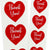 Heart Shaped Stickers - Referral & Thank You