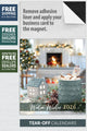 Warm Wishes - 2026 Tear-Off Calendar with Business Card Magnet