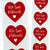 Heart Shaped Stickers - Referral & Thank You