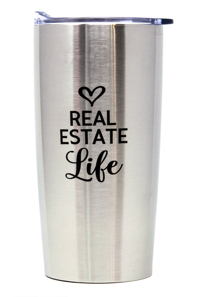 Life Is Good Cold Outside 20 oz Stainless Steel Tumbler with Lid