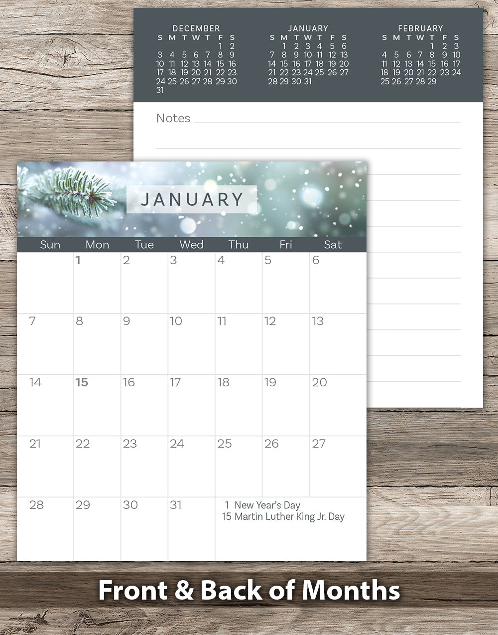 2024 Magnetic Business Card Tear-Off Calendars - Year-End Appreciation for  Clients