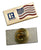 US Flag Clutch Lapel Pin Jewelry Branded with the REALTOR Logo - GOLD