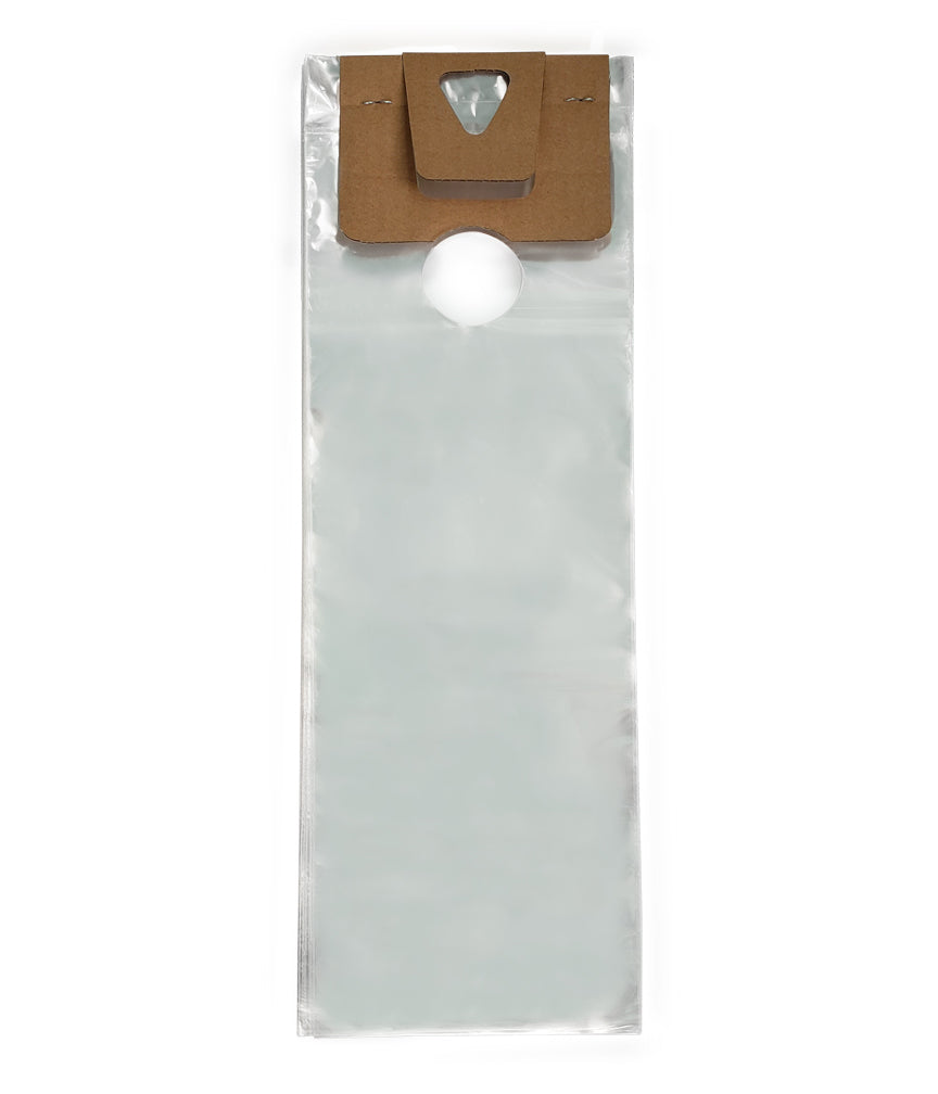 Lawei 500 Pack Plastic Door Knob Hanger Bags 6 X 12 Inches, Clear Door