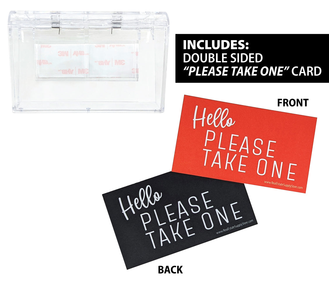 Outdoor Acrylic Business Card Holder Outdoor Acrylic Business Card Holder