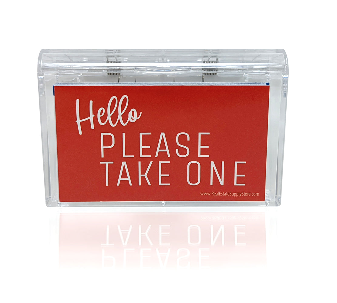Outdoor Acrylic Business Card Holder Outdoor Acrylic Business Card Holder