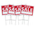 Rectangle Shaped Sign Kit - 4 Pack choose Moving Sale, Estate Sale, For Sale or For Sale by Owner