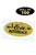 Our Popular I Love Referrals - Oval Gold Foil Sticker