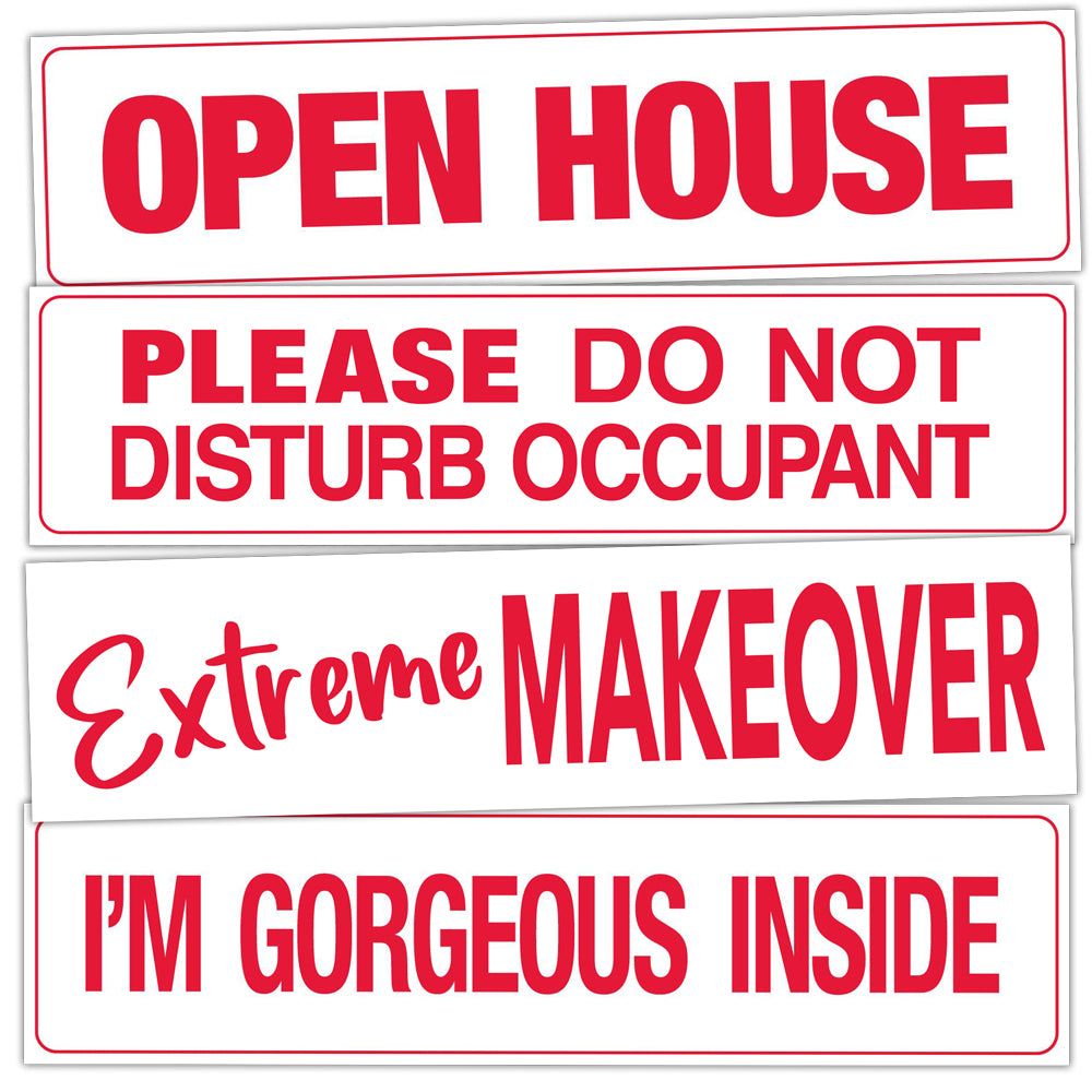 Corrugated Sign Riders - Add On Topper for Real Estate Yard Signs ...